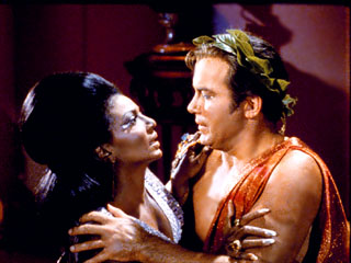 Captain Kirk and Uhura